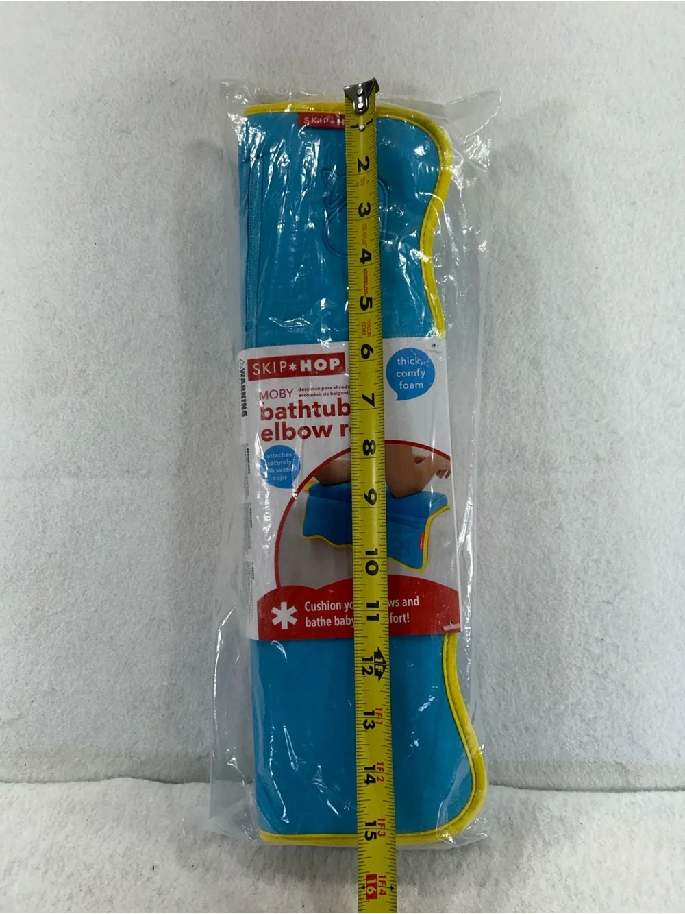 NWT Skip Hop Moby Bathtub Elbow Rest Blue Baby Bath Cushion Sealed